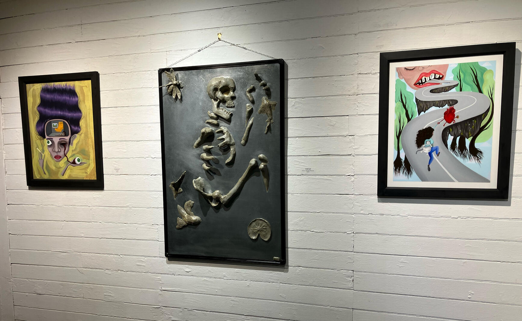 Art League of New Britain Show (Summer 2025; "Lovers' Lake" center)