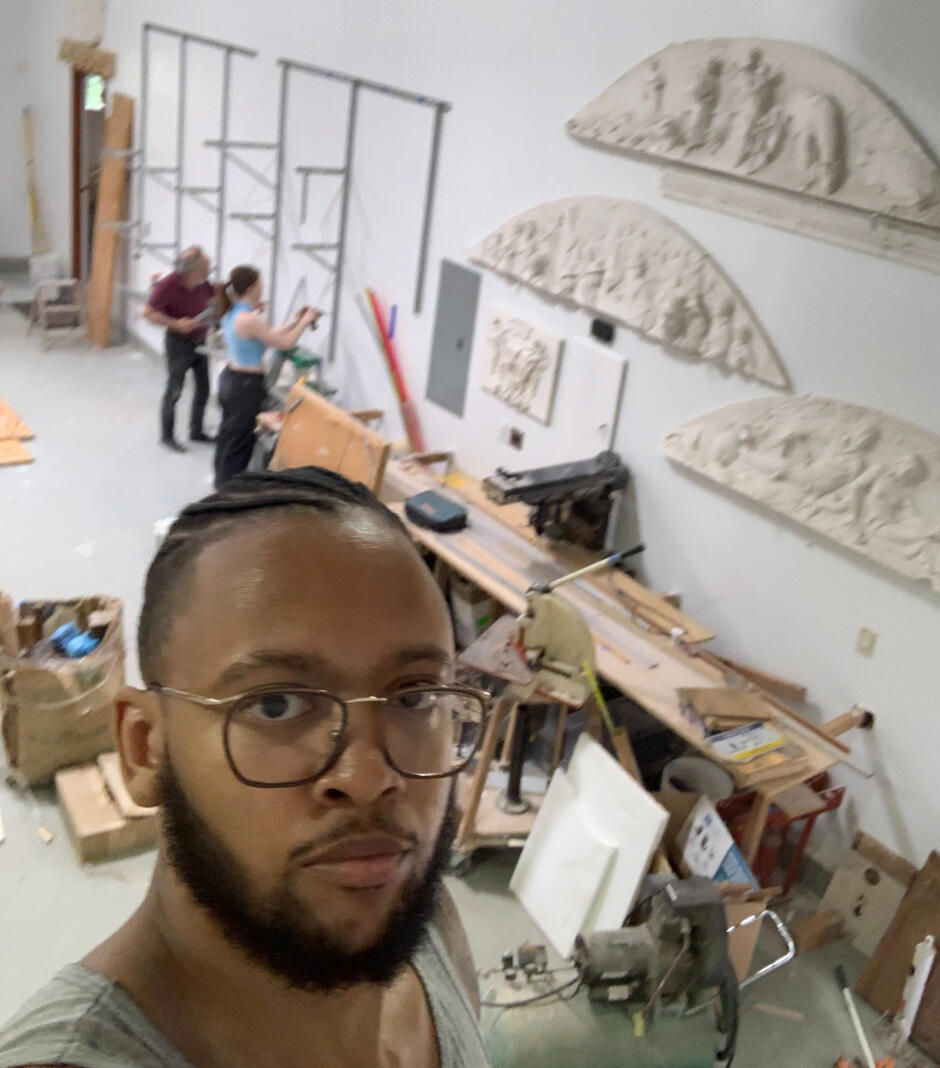 Renovating George's Art Studio for Lessons