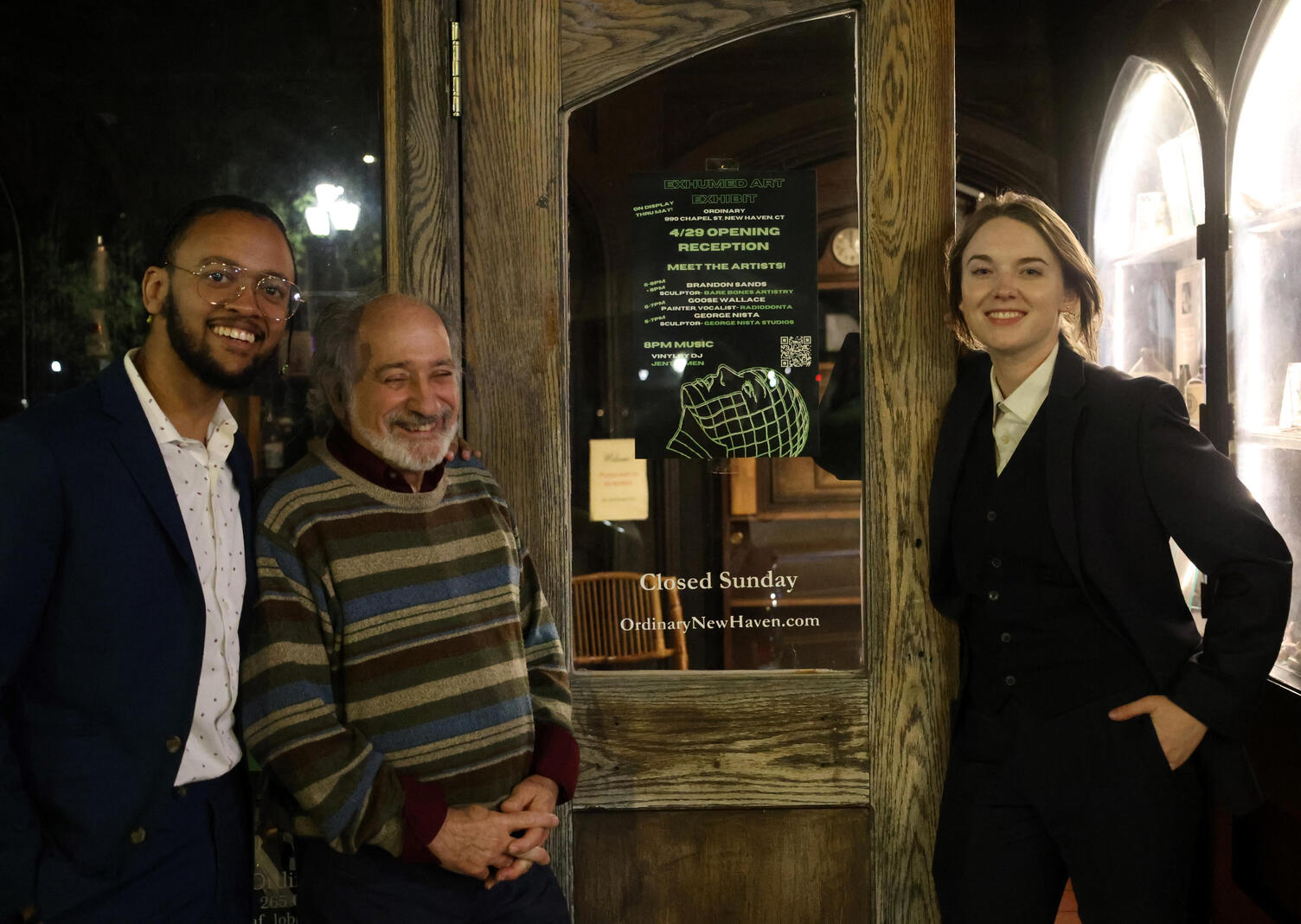 Opening night of my first art show!