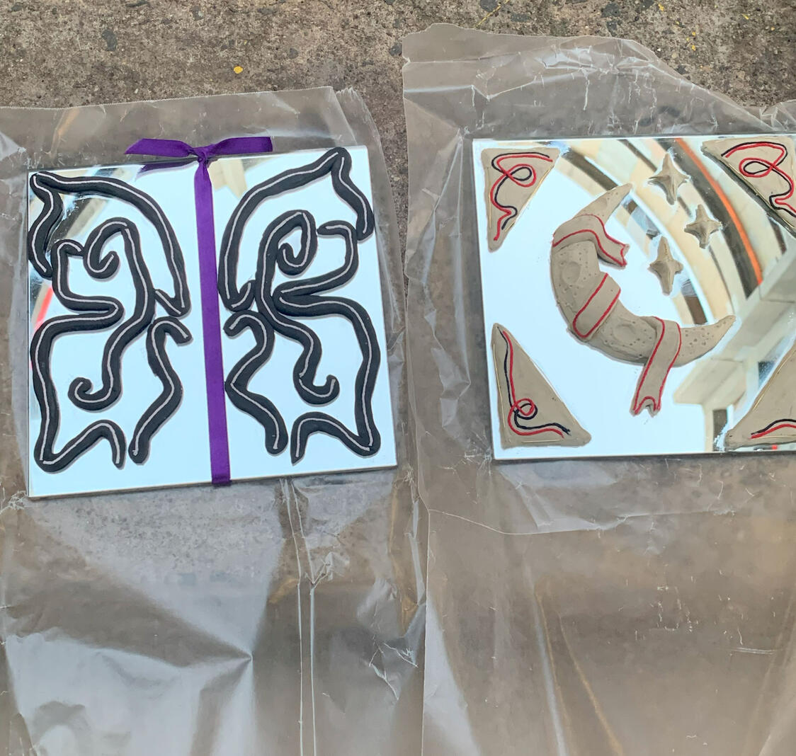 Commission twin relief pieces for Sol!