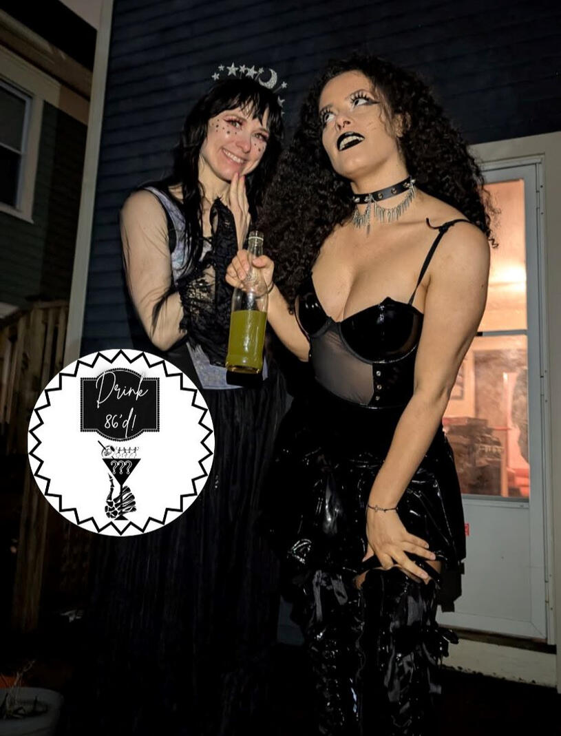 "You Only Activate Once" cocktail for Brie's bday